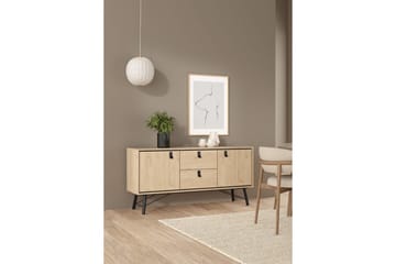 Tadami Skänk 150x40 cm i Trä med Metallben - Beige - Förvaring - Förvaringsmöbler - Sideboard & skänk