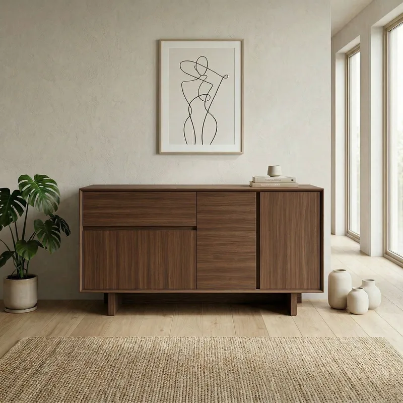 Tavon Konsol 146x76x45 cm - Milano Walnut - Förvaring - Förvaringsmöbler - Sideboard & skänk