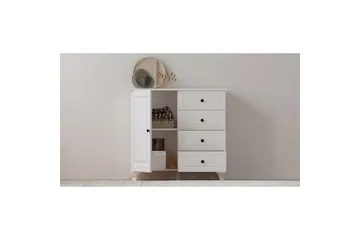 Thoro Hörnbyrå 87 cm - Matt Vit - Förvaring - Förvaringsmöbler - Byrå - Hallbyrå