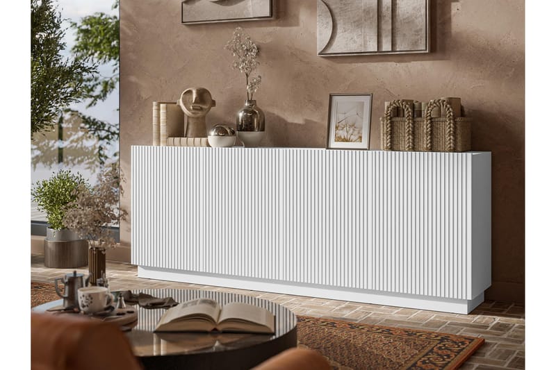 Torvalen Skänk 200x42 cm - Vit - Förvaring - Förvaringsmöbler - Sideboard & skänk