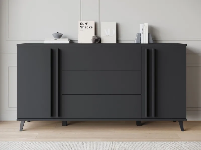 Torvos Byrå 150 cm - Svart - Förvaring - Förvaringsmöbler - Byrå