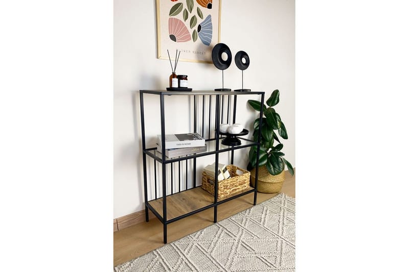 Travos Skänk 80x30 cm, Natur/Transparent