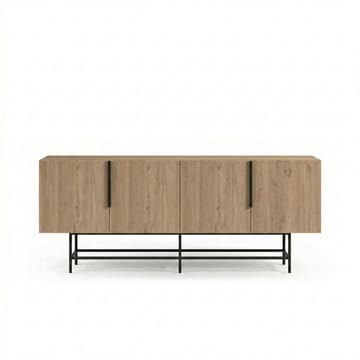 Truvia Konsol 200x77,9x40 cm - Natural Oak och svart - Förvaring - Förvaringsmöbler - Sideboard & skänk