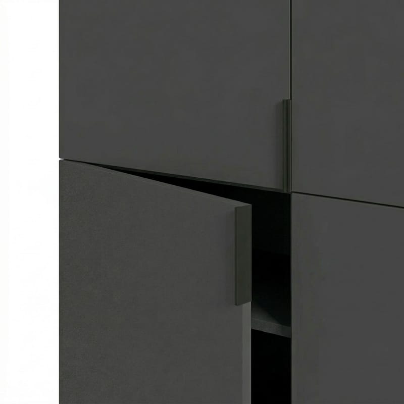 Truvia Sideboard 100x128x40 cm - antracit svart - Förvaring - Förvaringsmöbler - Sideboard & skänk