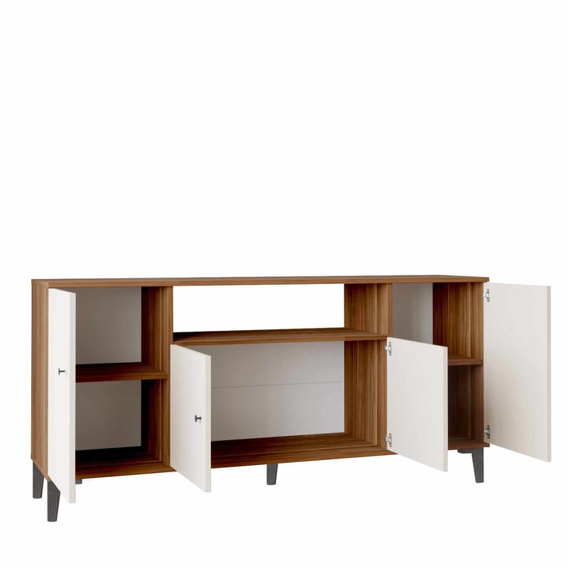 Valren Konsolbord 180x85x44,5 cm - Valnöt - Förvaring - Förvaringsmöbler - Sideboard & skänk
