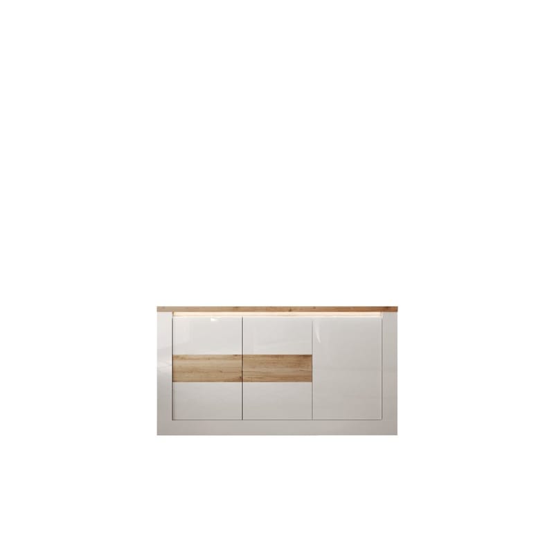 Vandesar Skänk 160 cm - Natur/Vit - Förvaring - Förvaringsmöbler - Sideboard & skänk