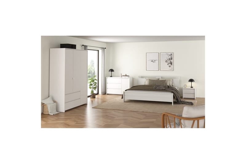 Varun Skänk 119x48 cm - Vit - Förvaring - Förvaringsmöbler - Sideboard & skänk