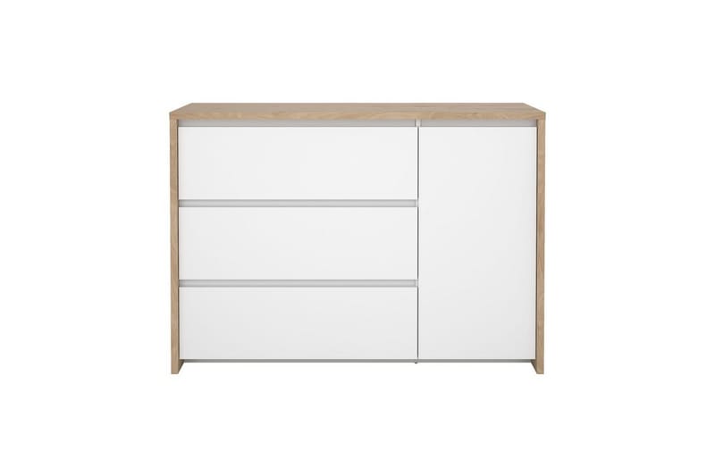 Varun Skänk 119x48 cm - Vit/Natur - Förvaring - Förvaringsmöbler - Sideboard & skänk