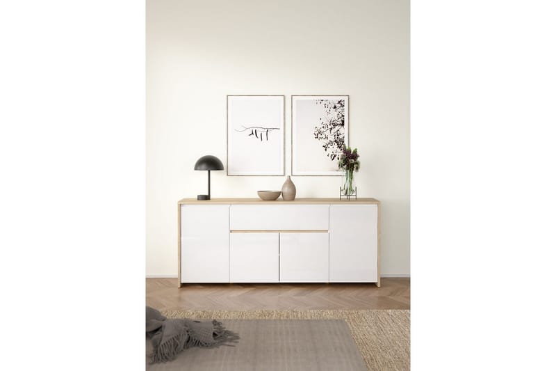 Varun Skänk 197x48 cm - Vit - Förvaring - Förvaringsmöbler - Sideboard & skänk