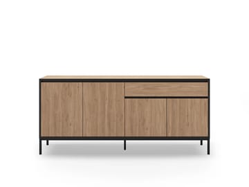 Velar Konsol 180x80x40 cm - Naturlig ek, Wood Black, svart - Förvaring - Förvaringsmöbler - Sideboard & skänk