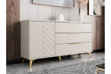 Vemdalen Byrå 154 cm - Beige - Förvaring - Förvaringsmöbler - Byrå