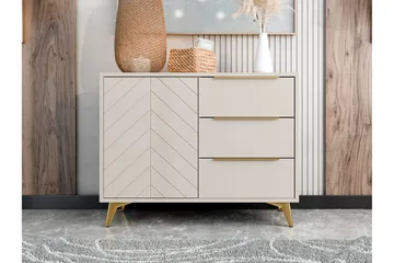 Vemdalen Skänk 104x40 cm - Vit - Förvaring - Förvaringsmöbler - Sideboard & skänk