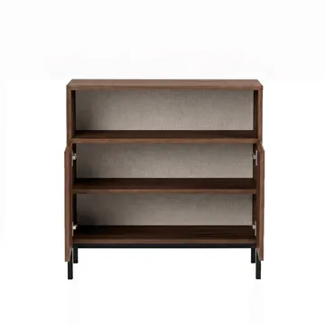 Vindor Sideboard 80x80x40 cm - Milano Walnut och svart - Förvaring - Förvaringsmöbler - Sideboard & skänk