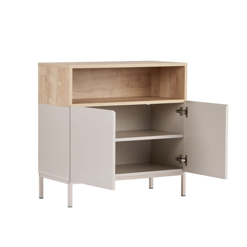 Vindor Sideboard 80x80x40 cm - Sandsten Safir Ek - Förvaring - Förvaringsmöbler - Sideboard & skänk