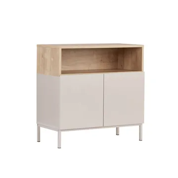 Vindor Sideboard 80x80x40 cm - Sandsten Safir Ek - Förvaring - Förvaringsmöbler - Sideboard & skänk