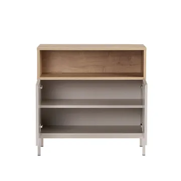 Vindor Sideboard 80x80x40 cm - Sandsten Safir Ek - Förvaring - Förvaringsmöbler - Sideboard & skänk