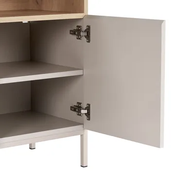 Vindor Sideboard 80x80x40 cm - Sandsten Safir Ek - Förvaring - Förvaringsmöbler - Sideboard & skänk