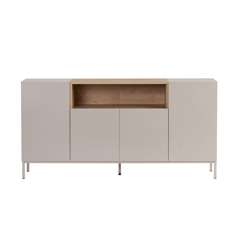 Yldran Konsolbord 160x80x40 cm - Sandstone och Sapphire Oak - Förvaring - Förvaringsmöbler - Sideboard & skänk