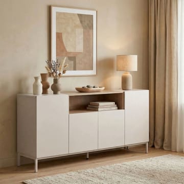 Yldran Konsolbord 160x80x40 cm - Sandstone och Sapphire Oak - Förvaring - Förvaringsmöbler - Sideboard & skänk