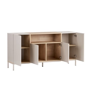 Yldran Konsolbord 160x80x40 cm - Sandstone och Sapphire Oak - Förvaring - Förvaringsmöbler - Sideboard & skänk