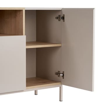 Yldran Konsolbord 160x80x40 cm - Sandstone och Sapphire Oak - Förvaring - Förvaringsmöbler - Sideboard & skänk