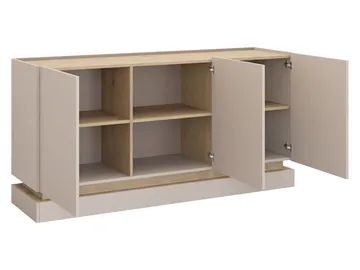 Zelric Skänk 160x37 cm - Svart - Förvaring - Förvaringsmöbler - Sideboard & skänk