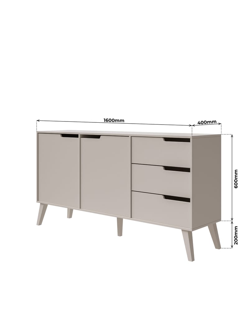 Zelto Skänk 160 cm - Kashmir - Förvaring - Förvaringsmöbler - Sideboard & skänk