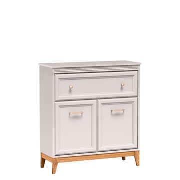 Zeylor Sideboard 92 cm - beige med ben i naturek/guld-kopparfärgade handtag - Förvaring - Förvaringsmöbler - Sideboard & skänk