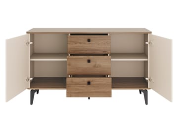 Zeyrin Skänk 141 cm - Beige|brun|svart - Förvaring - Förvaringsmöbler - Sideboard & skänk