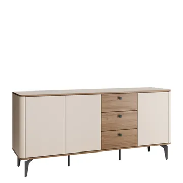 Zeyrin Skänk 180 cm - Brun|beige|svart - Förvaring - Förvaringsmöbler - Sideboard & skänk