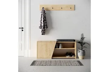 Jektvik Skoskåp 104x37 cm - Trä/natur - Förvaring - Hallförvaring
