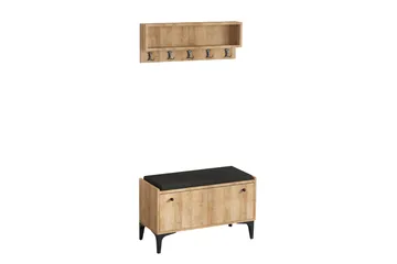 Mamerto Skoskåp 80x36 cm - Natur - Förvaring - Hallförvaring