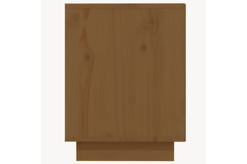 Skoskåp honungsbrun 110x34x45 cm massiv furu - Honung - Förvaring - Hallförvaring