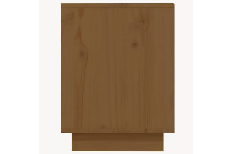 Skoskåp honungsbrun 110x34x45 cm massiv furu - Honung - Hallförvaring - Skobänk & skohylla med bänk