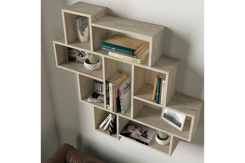 Övriga hyllor NO_BRAND Parola Vägghylla 115,5 cm Beige - Förvaring - Hylla