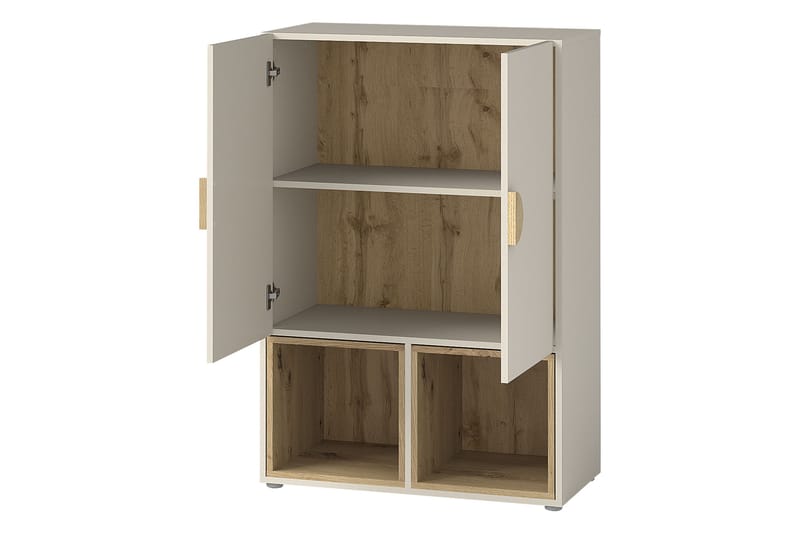 Adolfo Bokhylla 80 cm - Beige/Grå - Förvaring - Hylla - Bokhylla