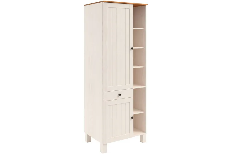 Alby Bokhylla 205x75 cm - Vit - Förvaring - Hylla - Bokhylla