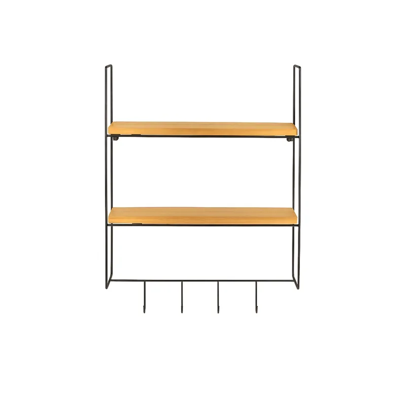 Alvorn Vägghylla 58x42 cm - Guld Och Natur - Förvaring - Hylla - Vägghylla