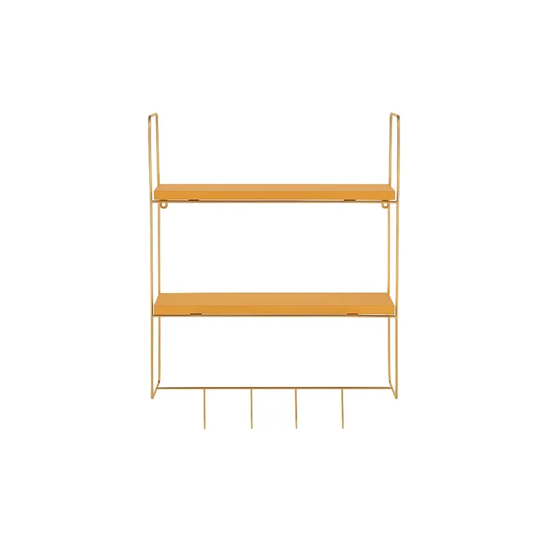 Alvorn Vägghylla 58x42 cm - Guld/Natur - Förvaring - Hylla - Vägghylla