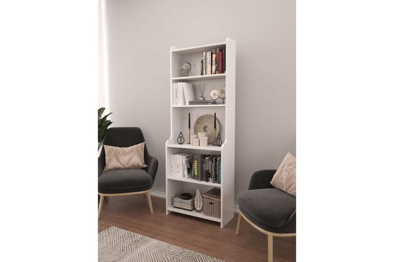 Amori Bokhylla 60 cm - Vit - Förvaring - Hylla - Bokhylla