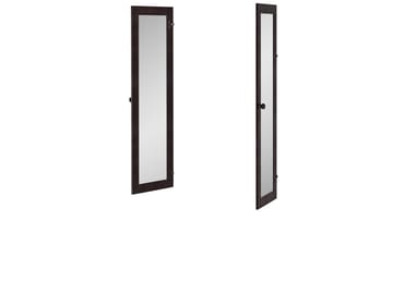 Anita Luckor i glas tillbehör till bokhylla 32x101 cm - Havanna/lack - Förvaring - Klädförvaring - Garderob & garderobssystem - Garderobsdörr - Vikdörr garderob
