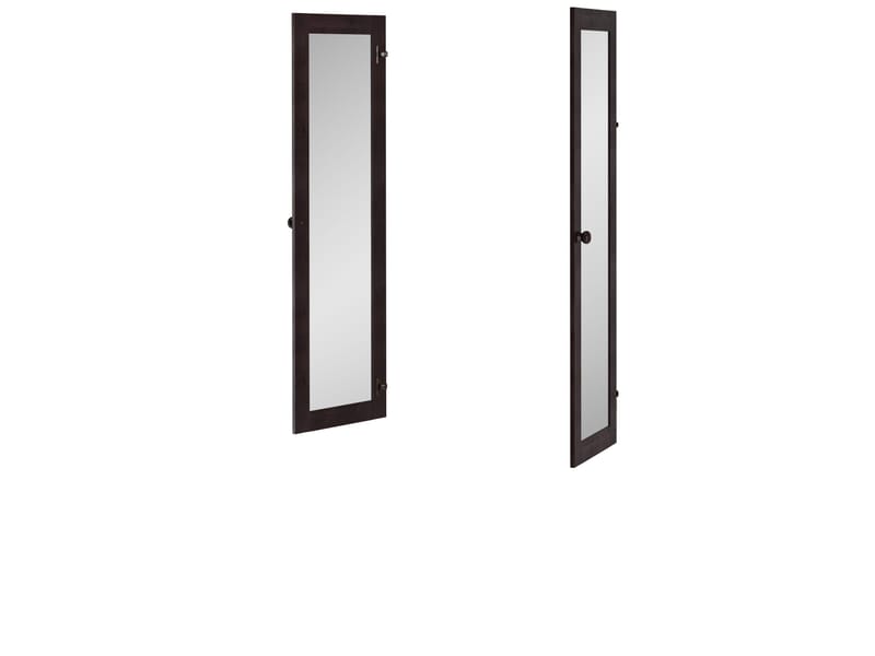 Anita Luckor i glas tillbehör till bokhylla 32x101 cm - Havanna/lack - Förvaring - Klädförvaring - Garderob & garderobssystem - Garderobsdörr - Vikdörr garderob