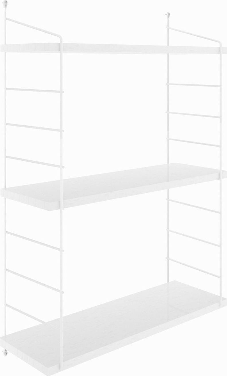 Armoni vägghylla 3-plan - Vit - Vit - Förvaring - Hylla - Vägghylla