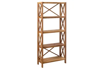 Ayanna Bokhylla 70 cm i Teak - Honungsbrun - Förvaring - Hylla - Bokhylla