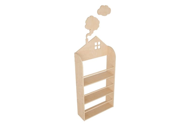 Azienda Bokhylla 60 cm - Ljusfärgat trä - Förvaring - Hylla - Bokhylla