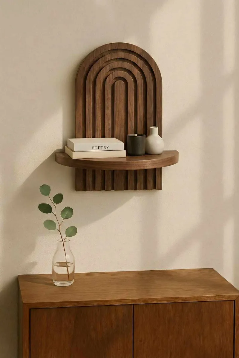 Baynor Vägghylla 20x35 cm - Brun - Förvaring - Hylla - Vägghylla