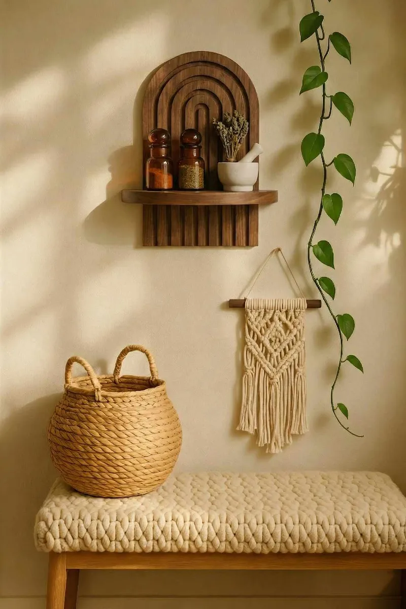 Baynor Vägghylla 20x35 cm - Brun - Förvaring - Hylla - Vägghylla