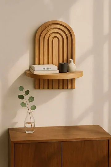 Baynor Vägghylla 20x35 cm - Ek Brun - Förvaring - Hylla - Vägghylla