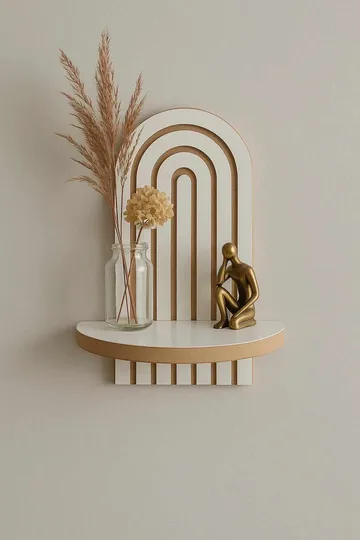 Baynor Vägghylla 20x35 cm - Vit - Förvaring - Hylla - Vägghylla
