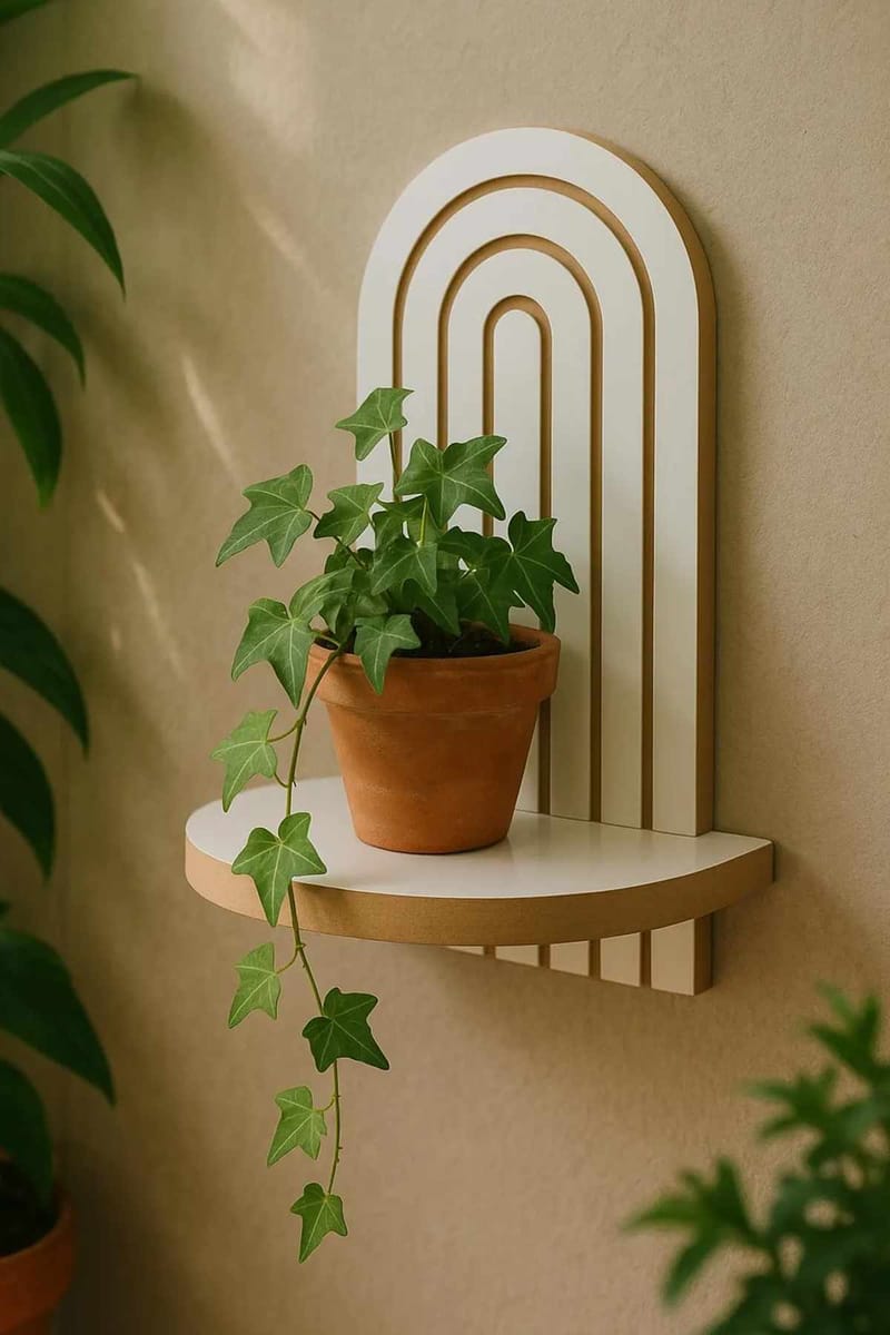 Baynor Vägghylla 20x35 cm - Vit - Förvaring - Hylla - Vägghylla